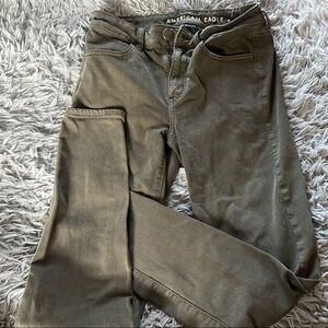 American Eagle Olive Green Jeans